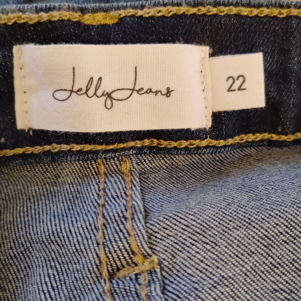 Jelly Jeans Dark Blue Flare Jeans - Picture 3 of 5